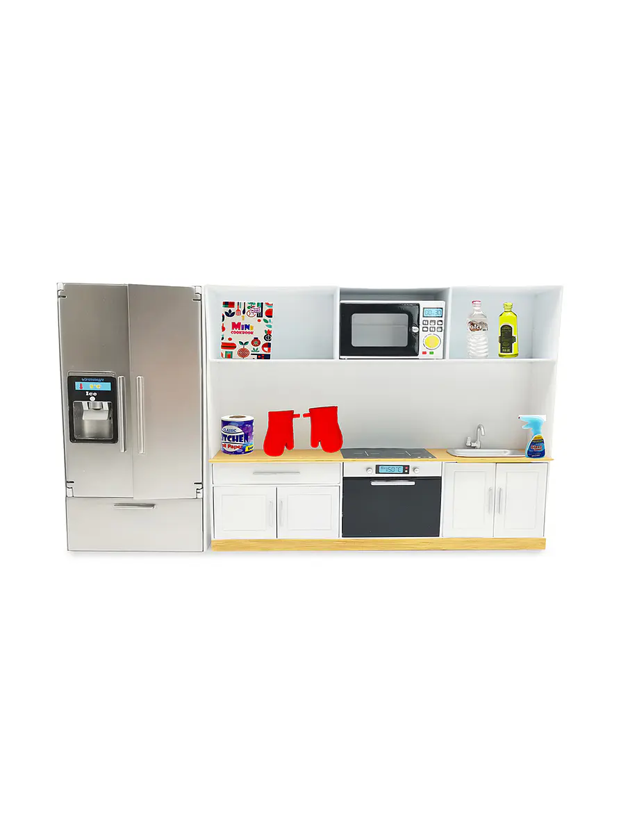 Mini World Collection Playset Cocina + 3 Esferas 1