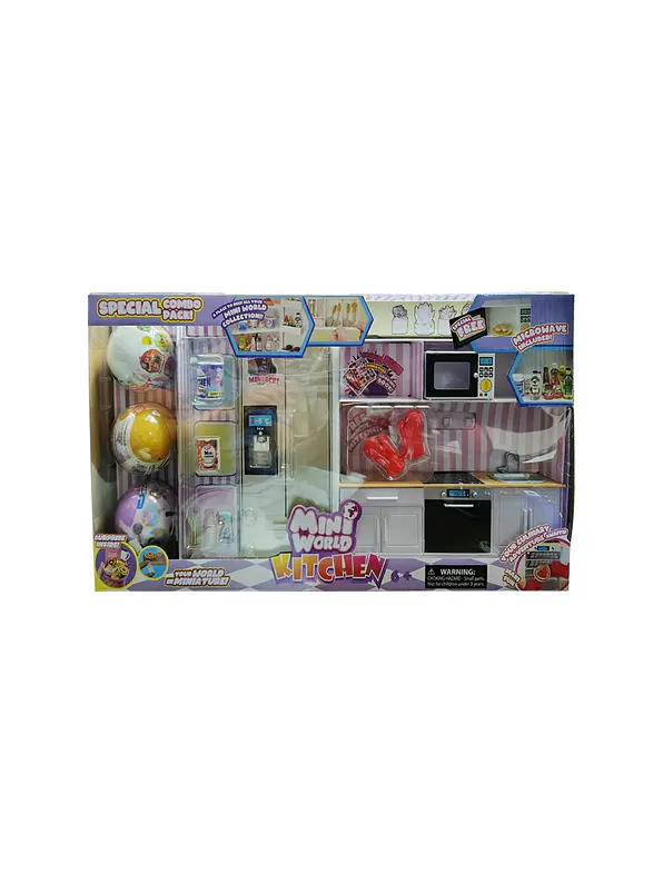 Mini World Collection Playset Cocina + 3 Esferas 4