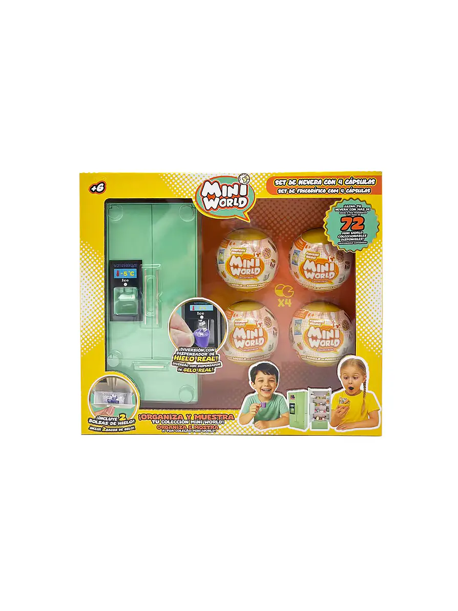 Mini World Refrigerador + 4 Capsulas 1