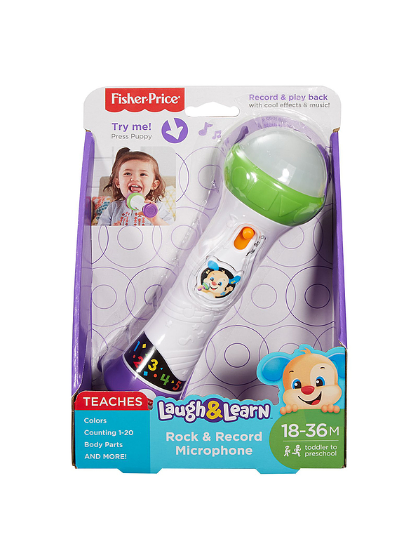 Fisher Price Micrófono Graba Y Canta 1