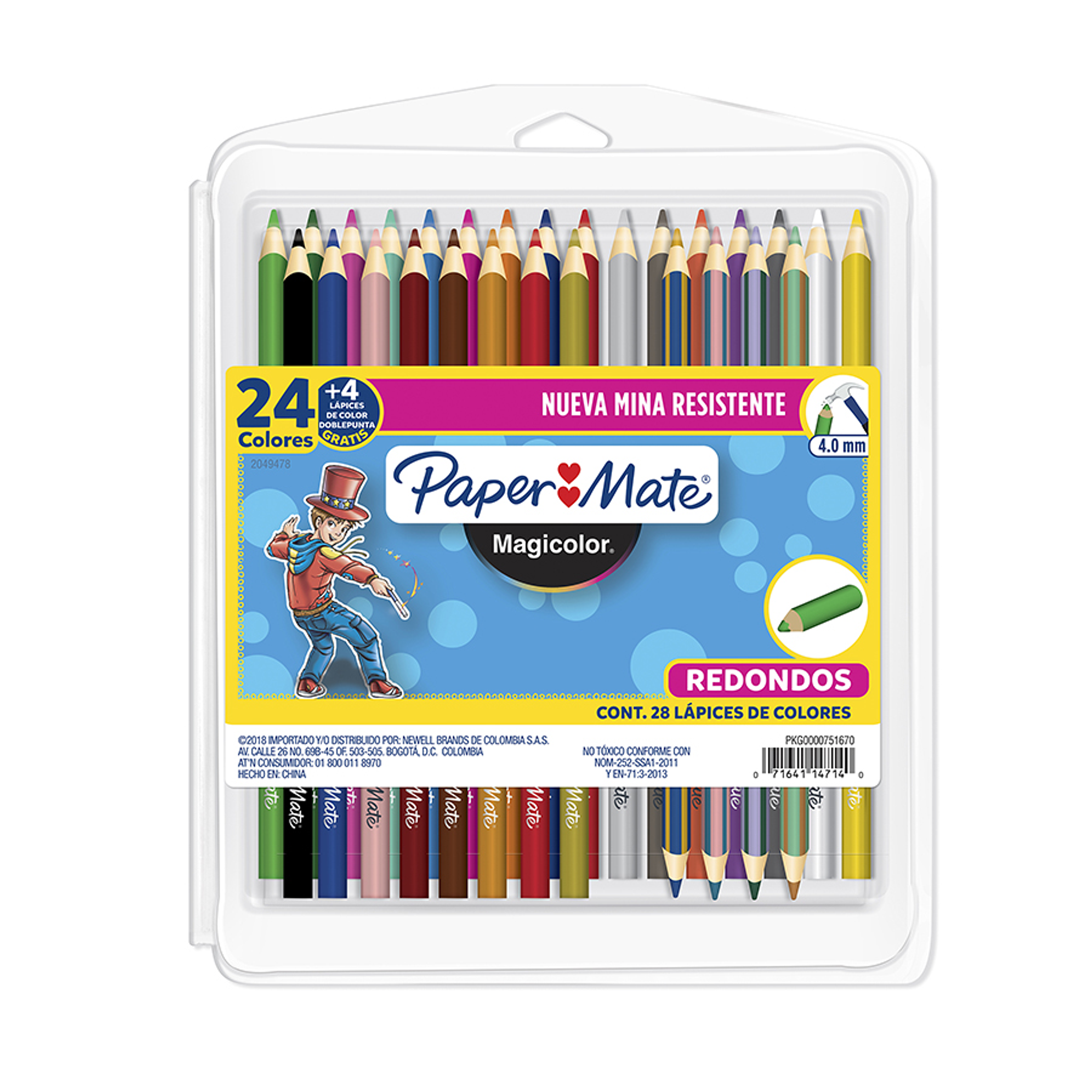 Colores Magicolor Unipunta X 24 + 4 Doble Punta