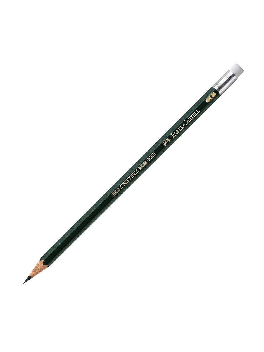 Lápiz Graduado Faber-Castell 9000-2B FSC 1