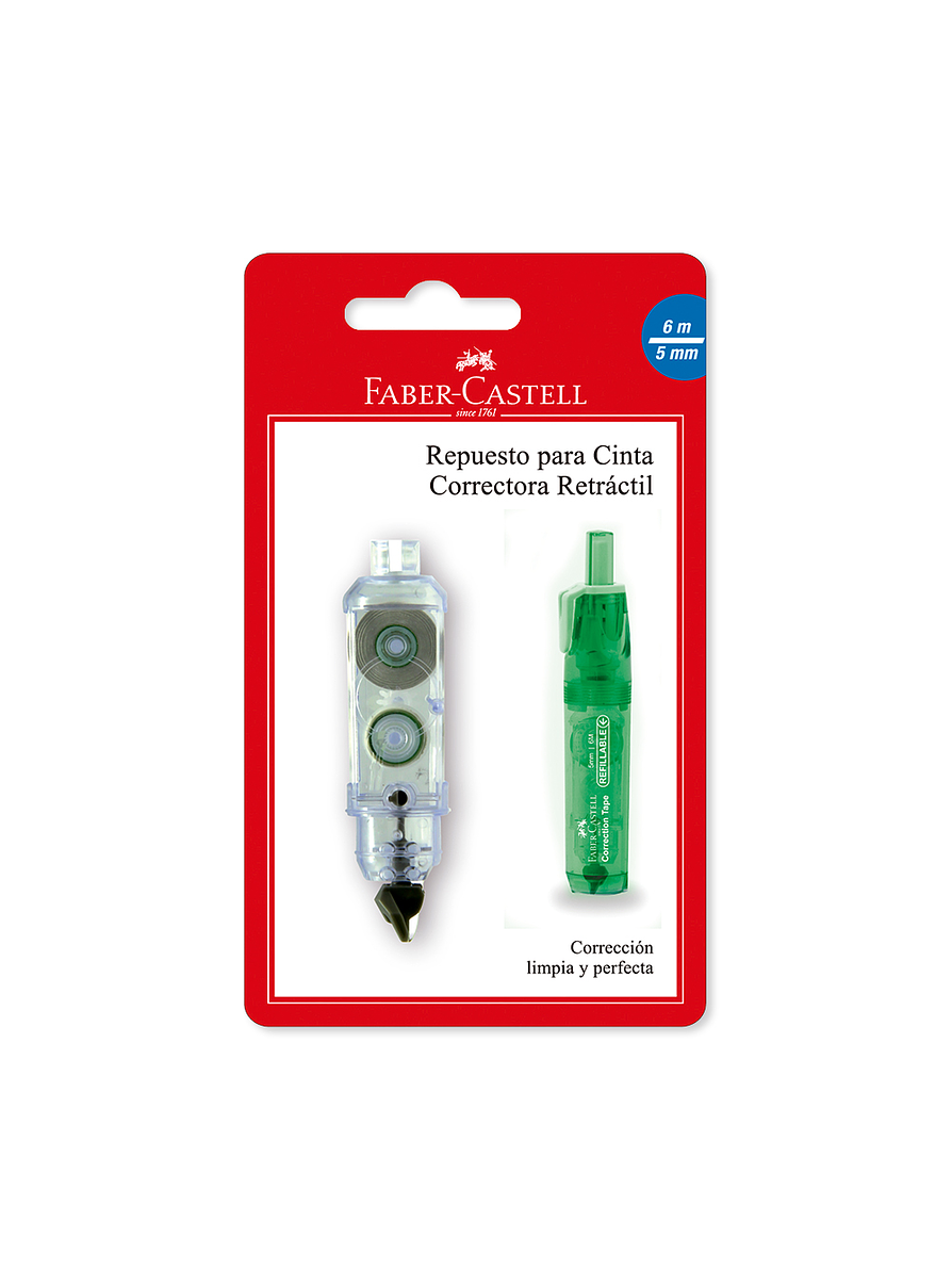 Repuesto  para Cinta Correctora Retráctil Faber-Castell 1