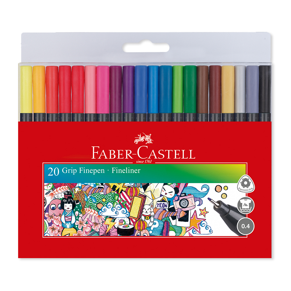 Marcador Faber Castell Grip Finepen 460 - Varios Colores