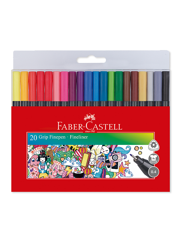 Micropuntas Grip Finepen X 20 1