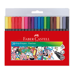 Resaltadores Faber Castell 7 Pasteles + 1 Neón 8 Colores - polipapel