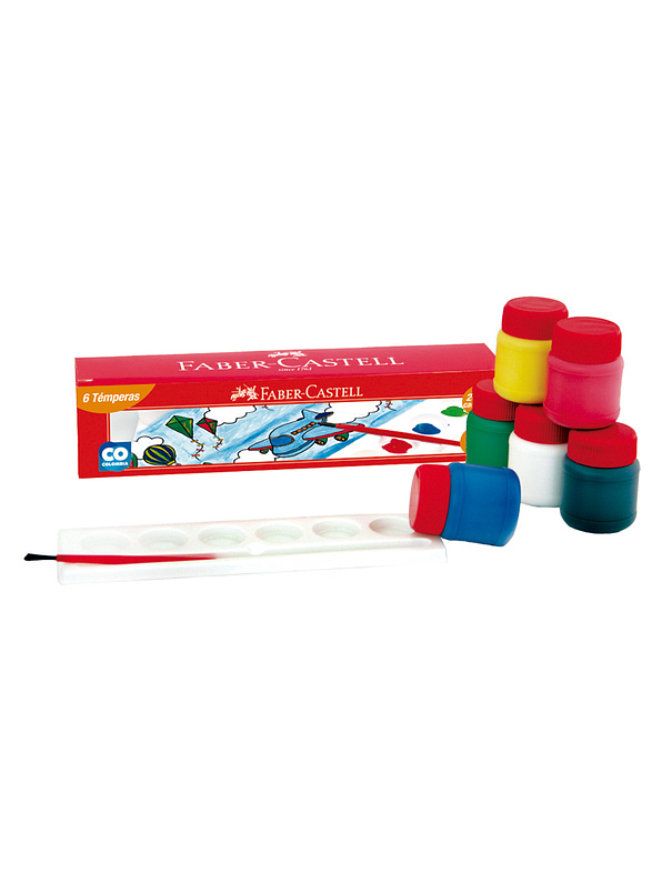 Temperas Faber-Castell X 6 Unidades 1