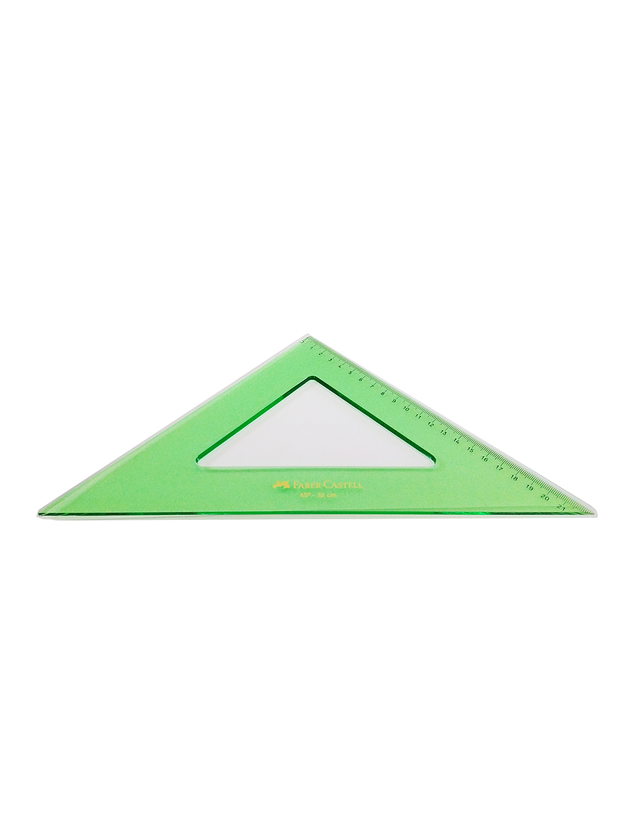Escuadra Faber-Castell 45º 32 Cms    1