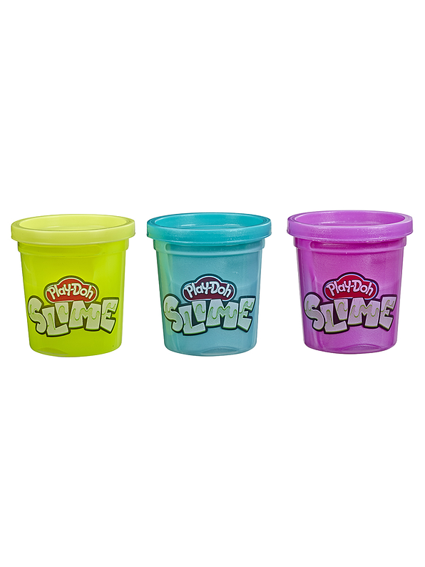 Play Doh Slime 3 Pack Amarillo, Verde y Morado 2