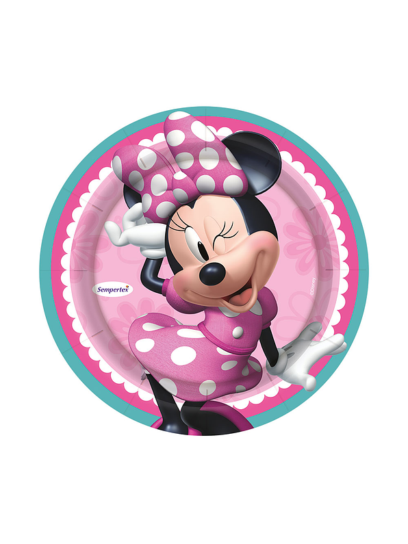 Plato Redondo De Minnie 7