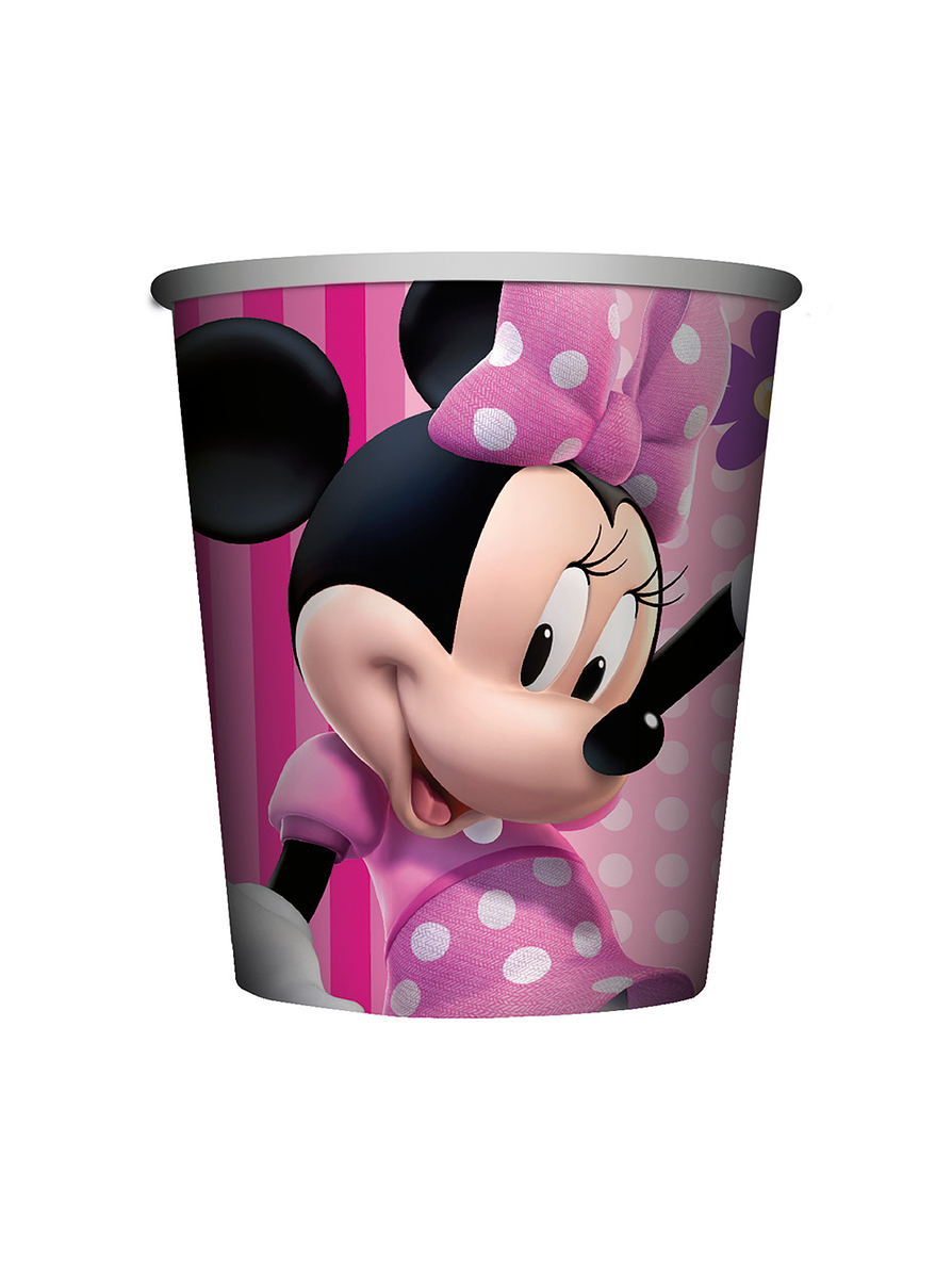 Vaso 9 Onz De Minnie X 8 Unidades 1