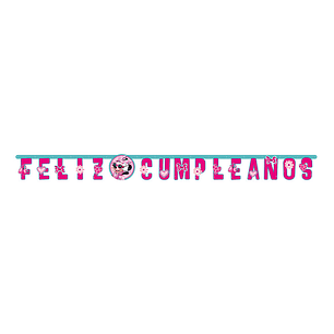 Cartel Letras Feliz Cumpleaños Minnie