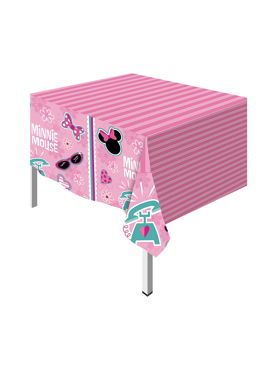 Mantel Rectangular De Minnie X 1 Unidad 1