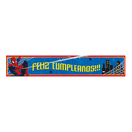 Cartel Metalizado Jumbo De Spiderman