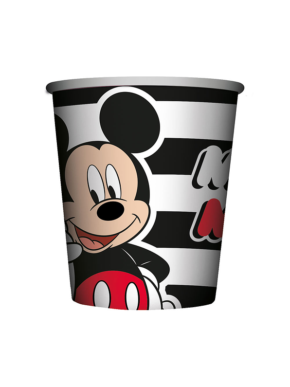Vaso 9 Onz De Mickey Face Time X 8 Unidades 1