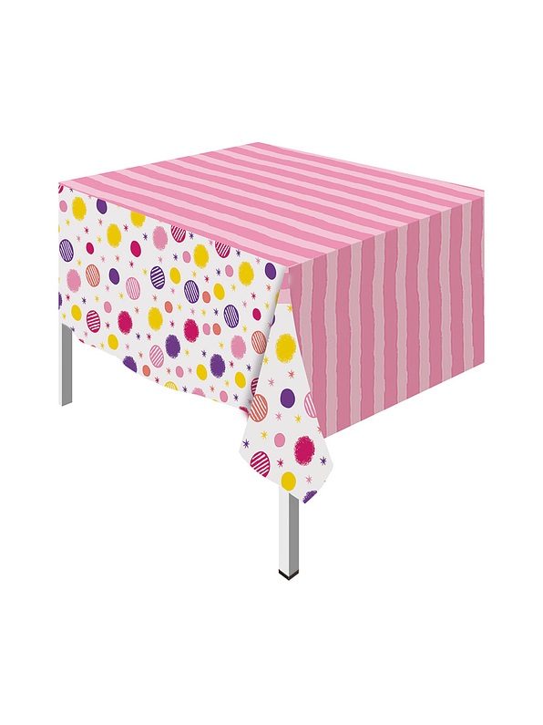 Mantel Peva Rectangular Feliz Cumpleaños Destellos 1