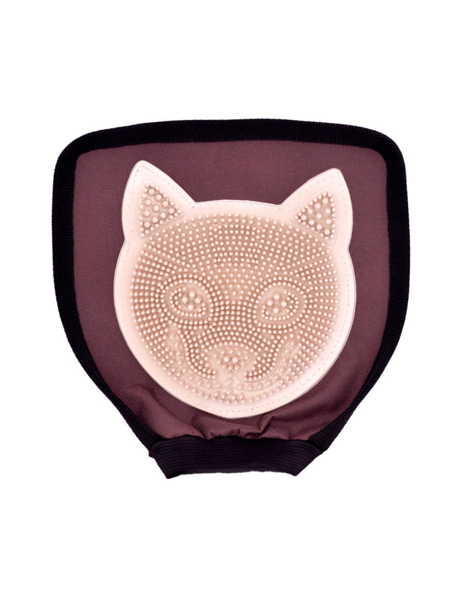Guante Para Peinar Mascotas Con Estampado De Gato AM 1