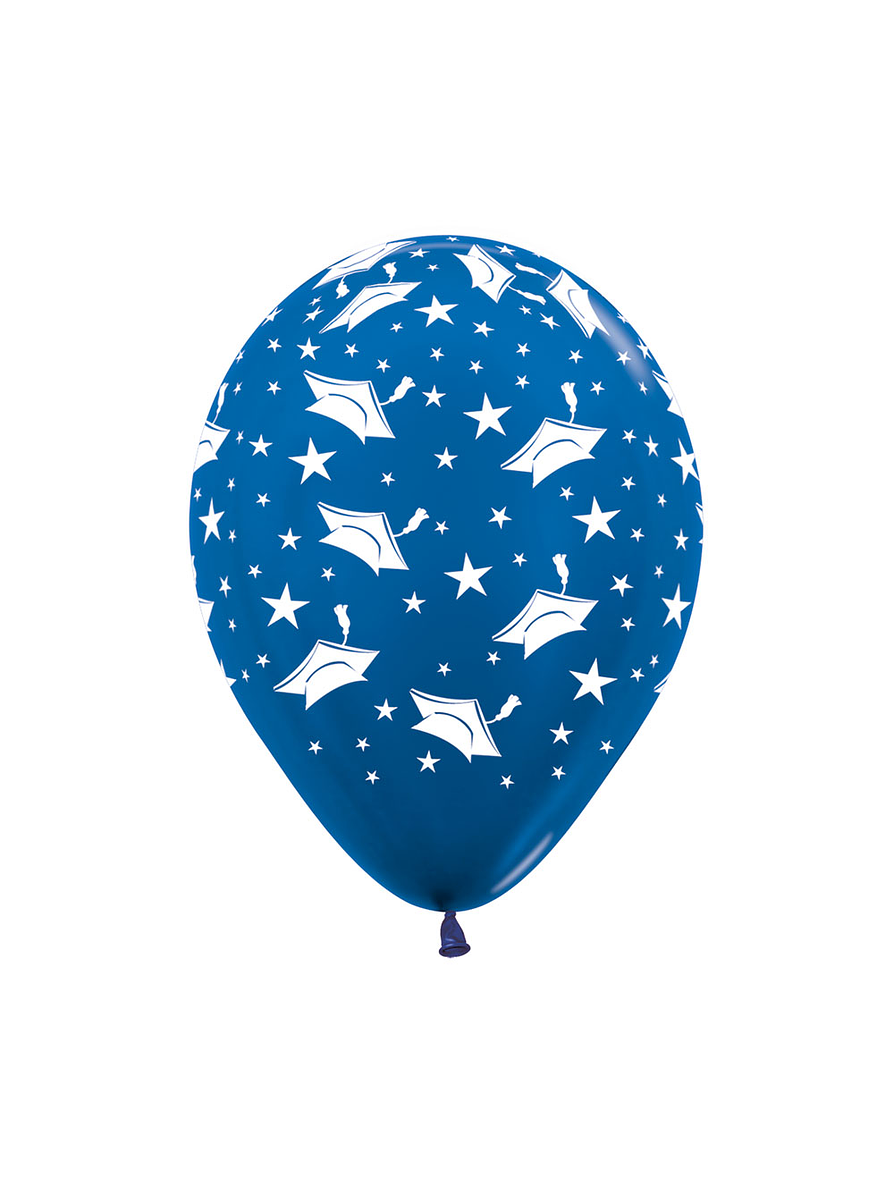 Globo R-12 Infinity grado metal azul x 12 1