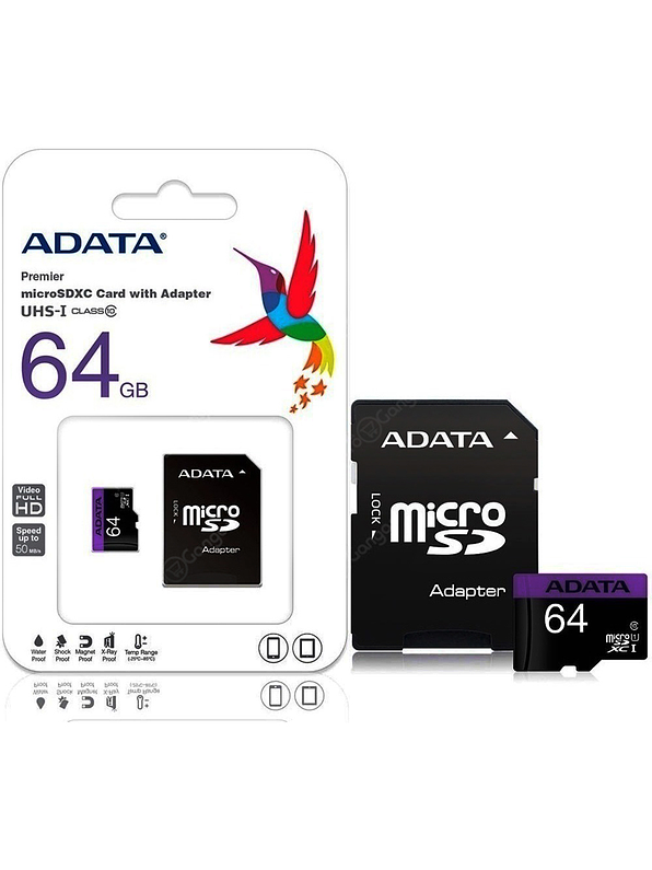 Memoria micro SD 64GB Adata 1