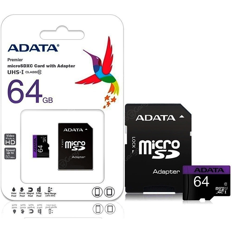 Memoria micro SD 64GB Adata 2