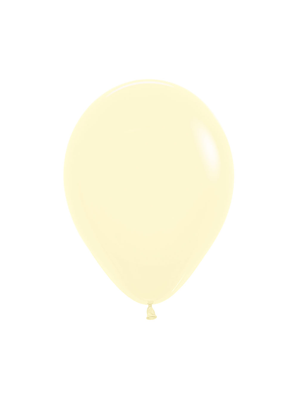 Globo Pastel Mate Amarillo  1