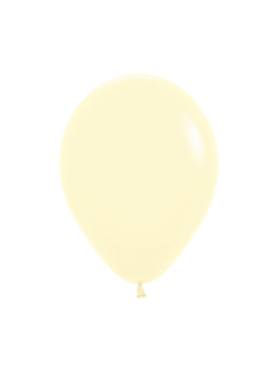 Globo Pastel Mate Amarillo  1