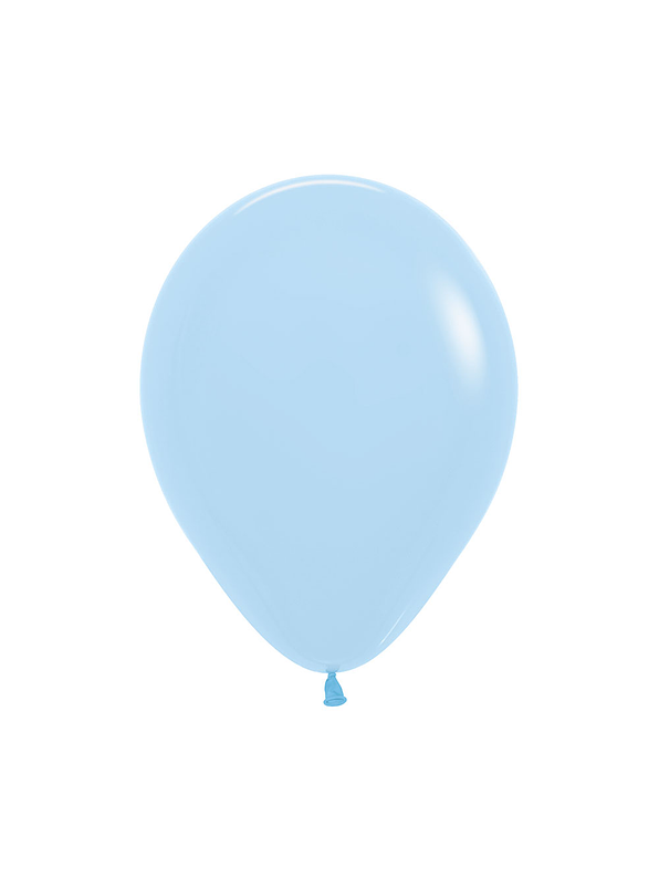 Globo Pastel Mate Azul  1