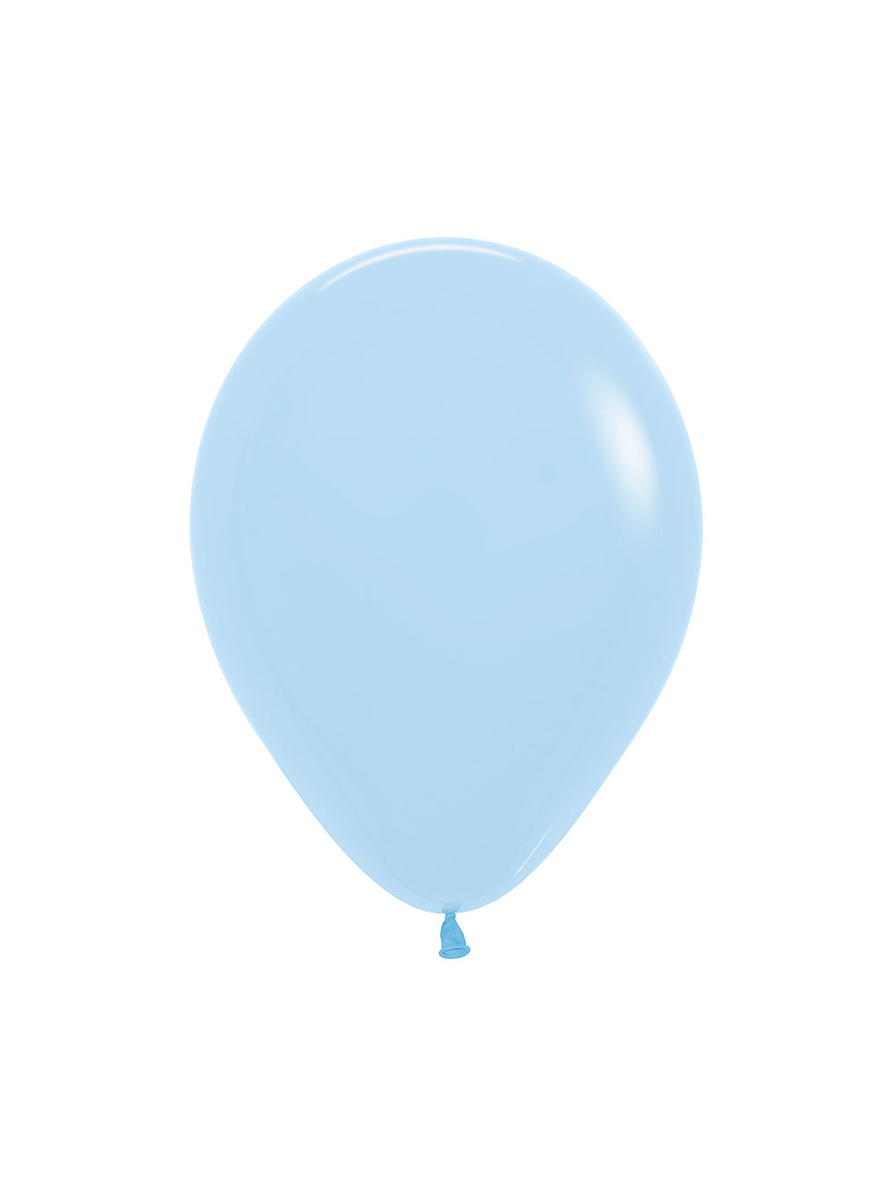 Globo Pastel Mate Azul  1