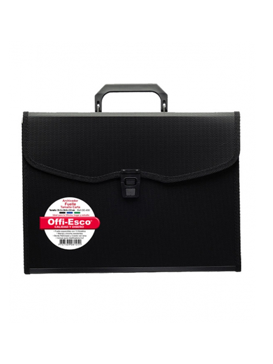 Archivador 13 bolsillos carta opaco 2