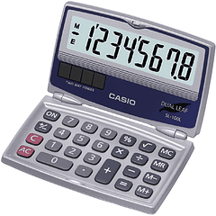 Calculadora Casio bolsillo tipo agenda