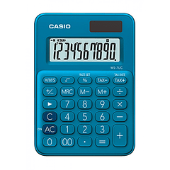 Calculadora Casio hogar X 10 digitos azul me