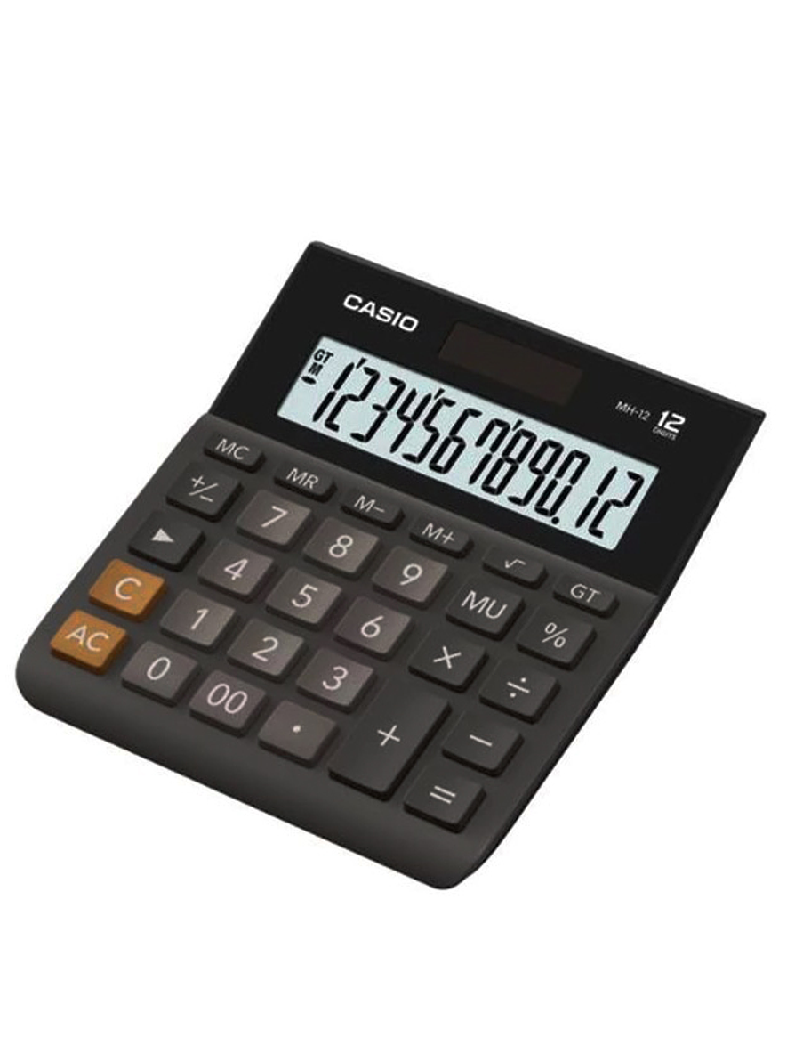 Calculadora Casio Para Oficina MH-12-BK 1