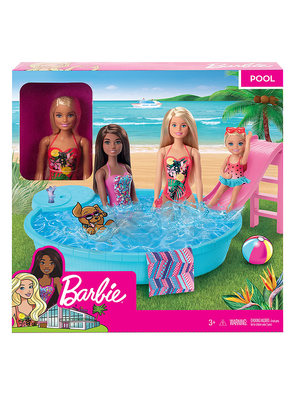 Barbie Alberca y Muñeca 3