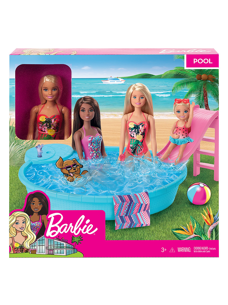 Barbie Alberca y Muñeca 3