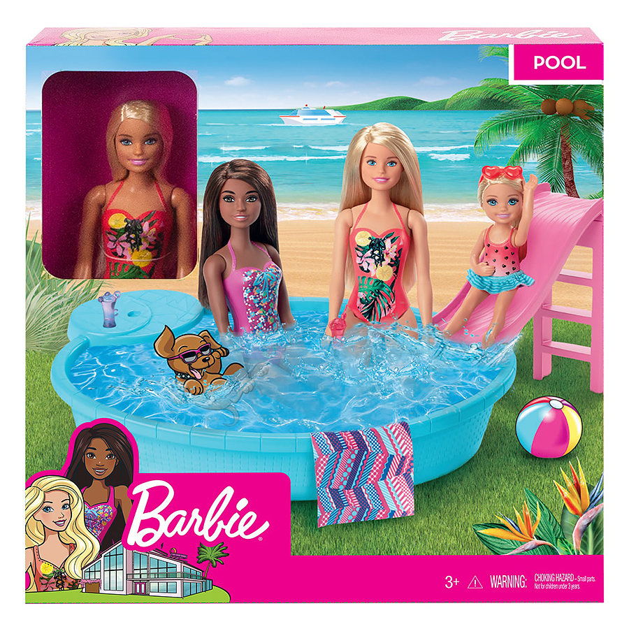 Barbie Alberca y Muñeca 3