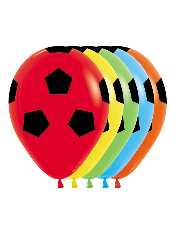 Globo R-12 Infinity Balon Futbol Fashion Surtido X 12 unidades 1