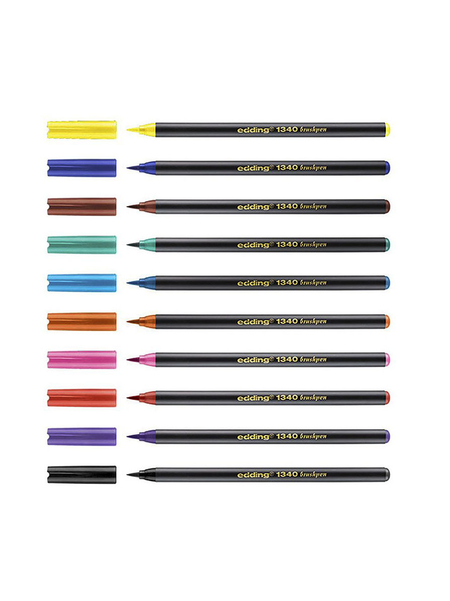 Marcador Edding punta pincel 1340 1