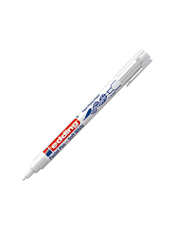 Marcador Edding pastel pen 1500 blanco 1