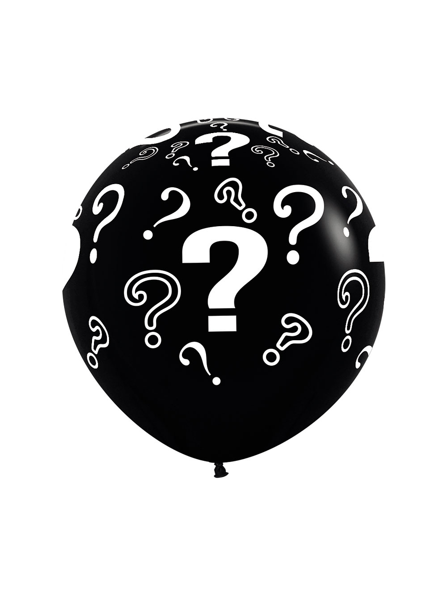 Globo R-36 Fashion Negro Infinity Que Sera? X 1 unidad 1