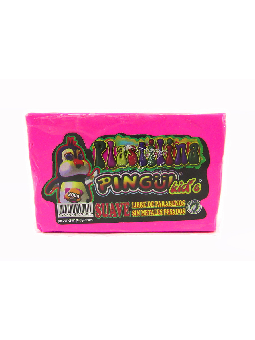 Plastilina Pingüi 200 gramos colores surtidos 6