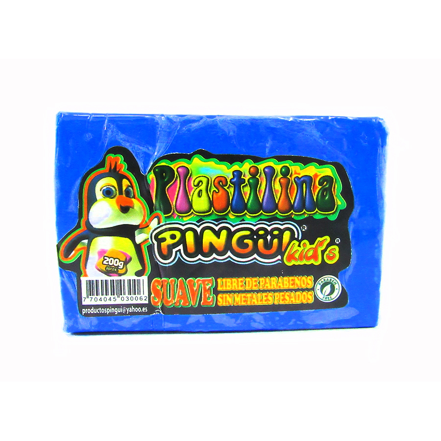 Plastilina Pingüi 200 gramos colores surtidos 12