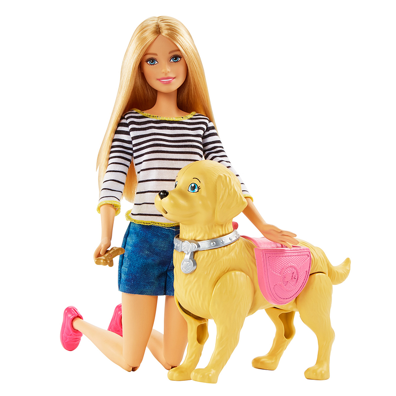 Barbie de Paseo con Perrito | La Cali Online
