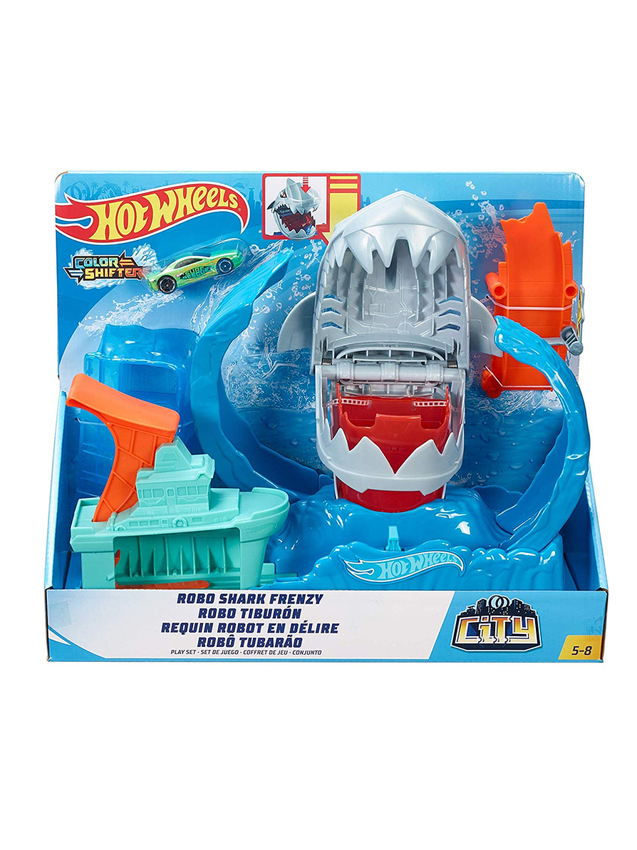 Hot Wheels Robo City tiburón 1
