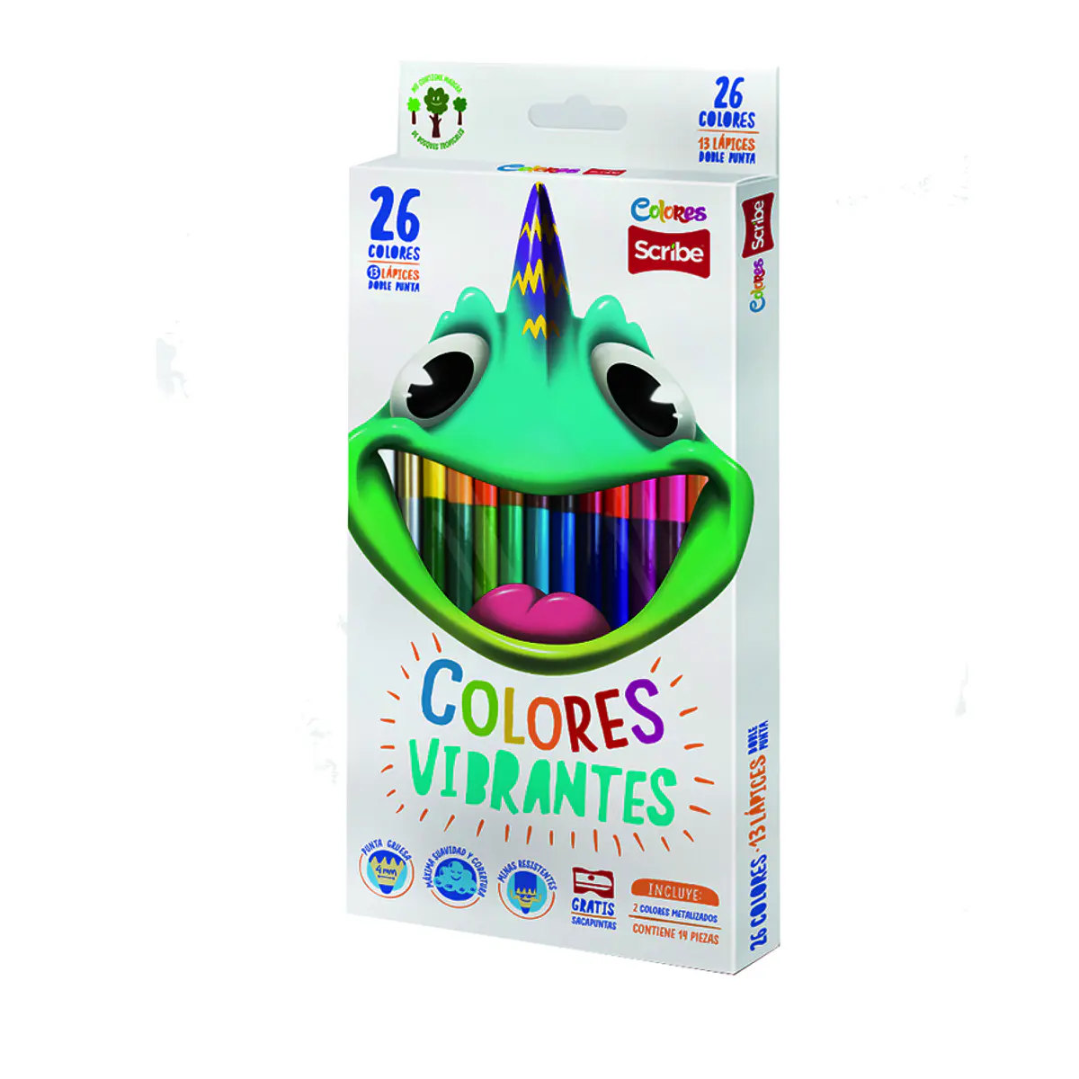 Colores Scribe doble punta x 13 unidades