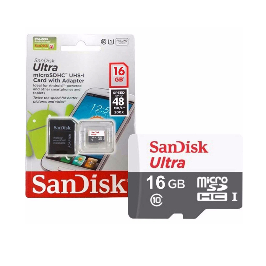 Memoria micro SD 16GB Sandisk