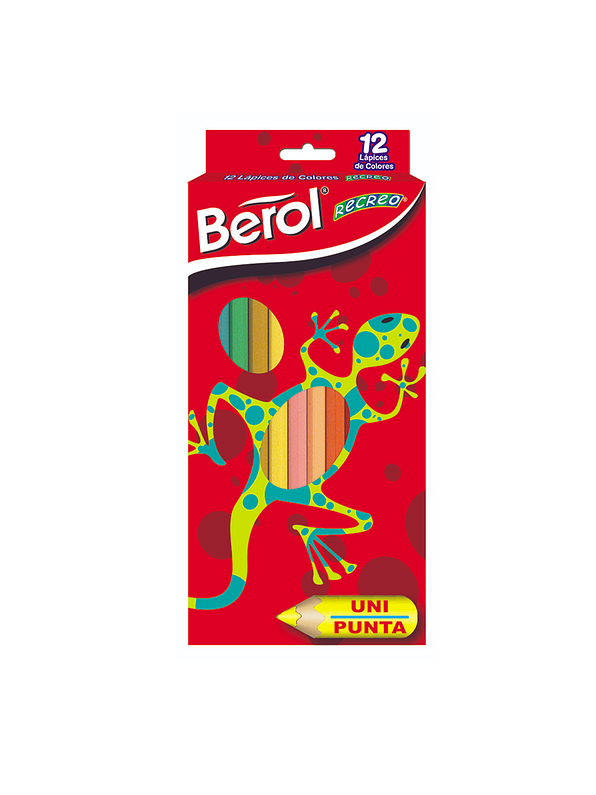 Colores Recreo X 12 Unidades Largo Unipunta 1