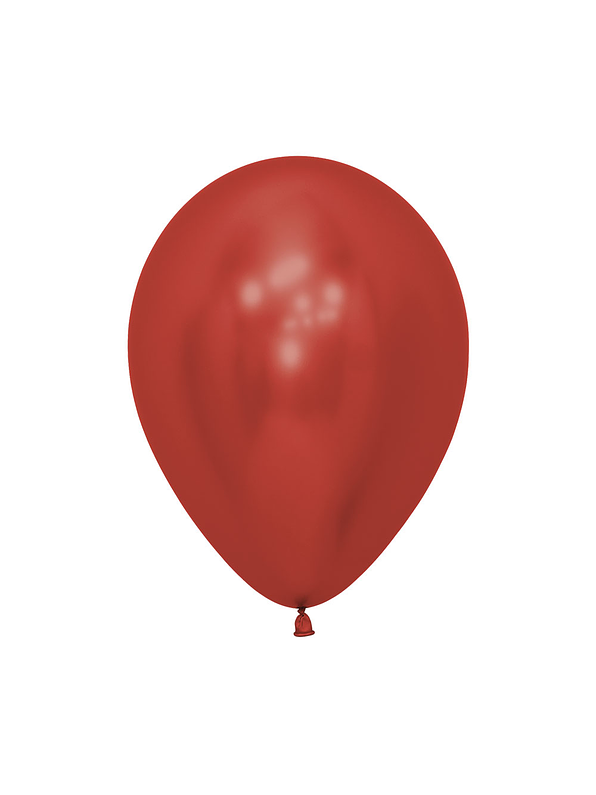 Globo Reflex Cristal Rojo 1