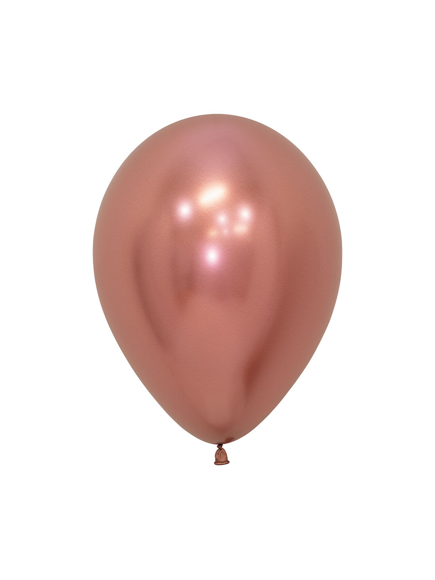 Globo Reflex Dorado Rosa 1