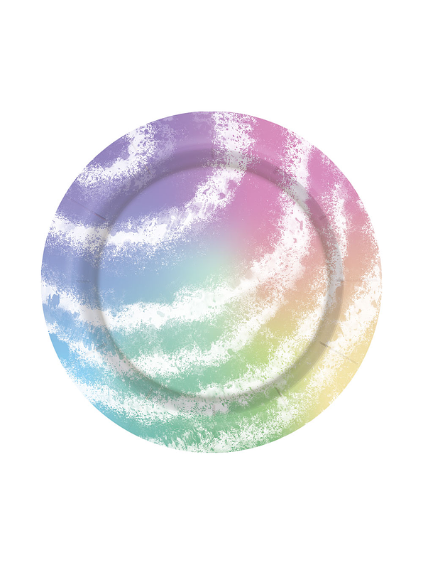 Plato 7'' graffiti x 8 unidades 1