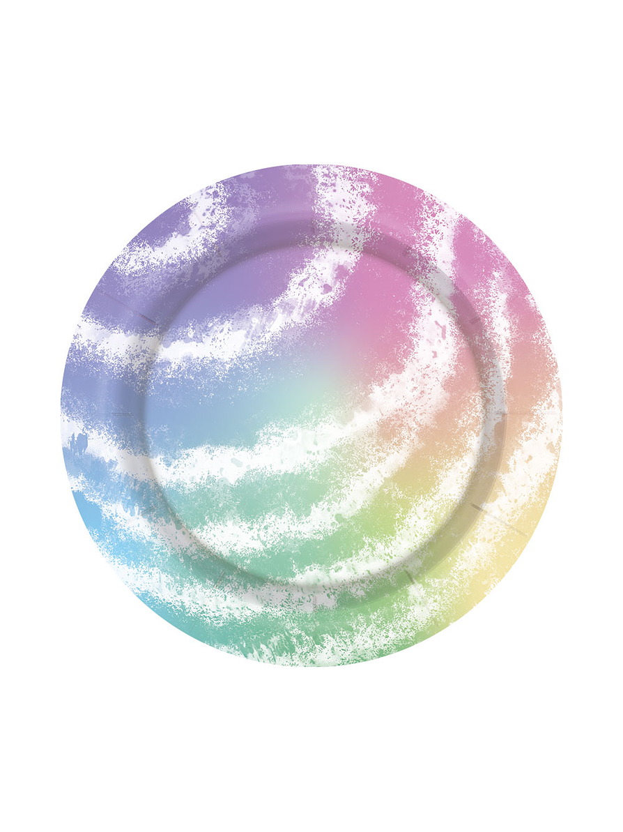 Plato 7'' graffiti x 8 unidades 1